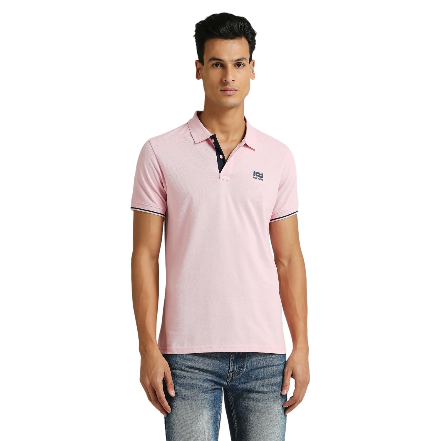 Pepe Jeans MenS Regular Fit T-Shirt (Pm542215_Pink