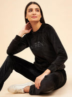 Sweet Dreams Women Solid Tracksuit