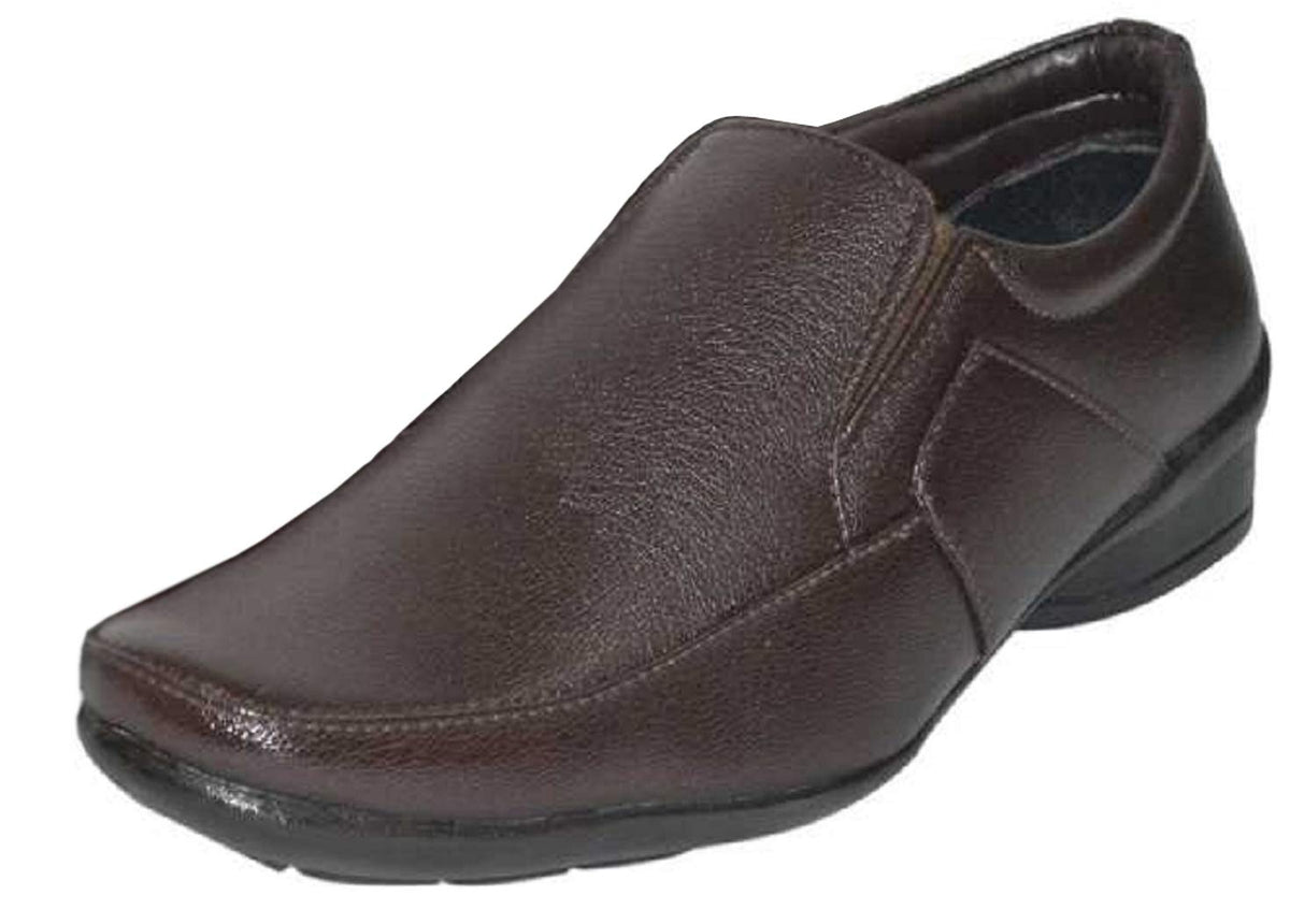 Onbeat Mens Big Size Formal Shoes (IND/UK 7) Brown 7