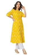rytras Womens Cotton Printed A-Line Kurta
