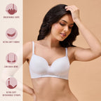 Nykd (Nyb252 Cotton Padded & Wired T-Shirt Bra For Women | Comfortable Bra With Ultra Soft Detachable Straps | Ideal For Low Nec
