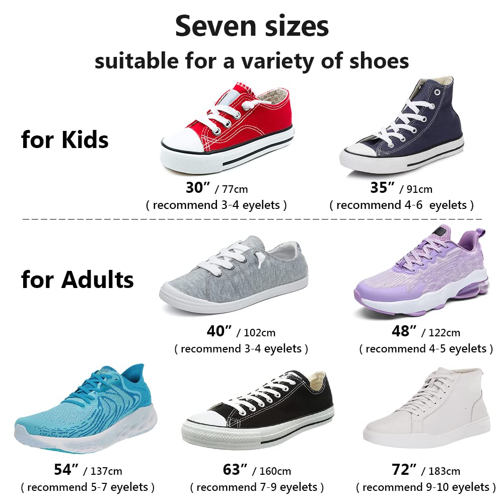 UpUGo 3 Pair Flat Shoe laces, 5/16 Wide Shoelaces for Athletic Running Sneakers Shoes Boot Strings