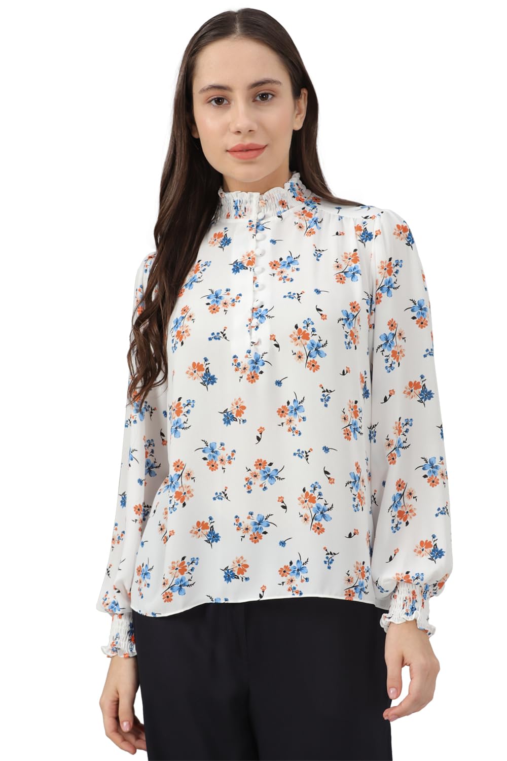 Allen Solly Women Regular Fit Printed Casual Shirt
