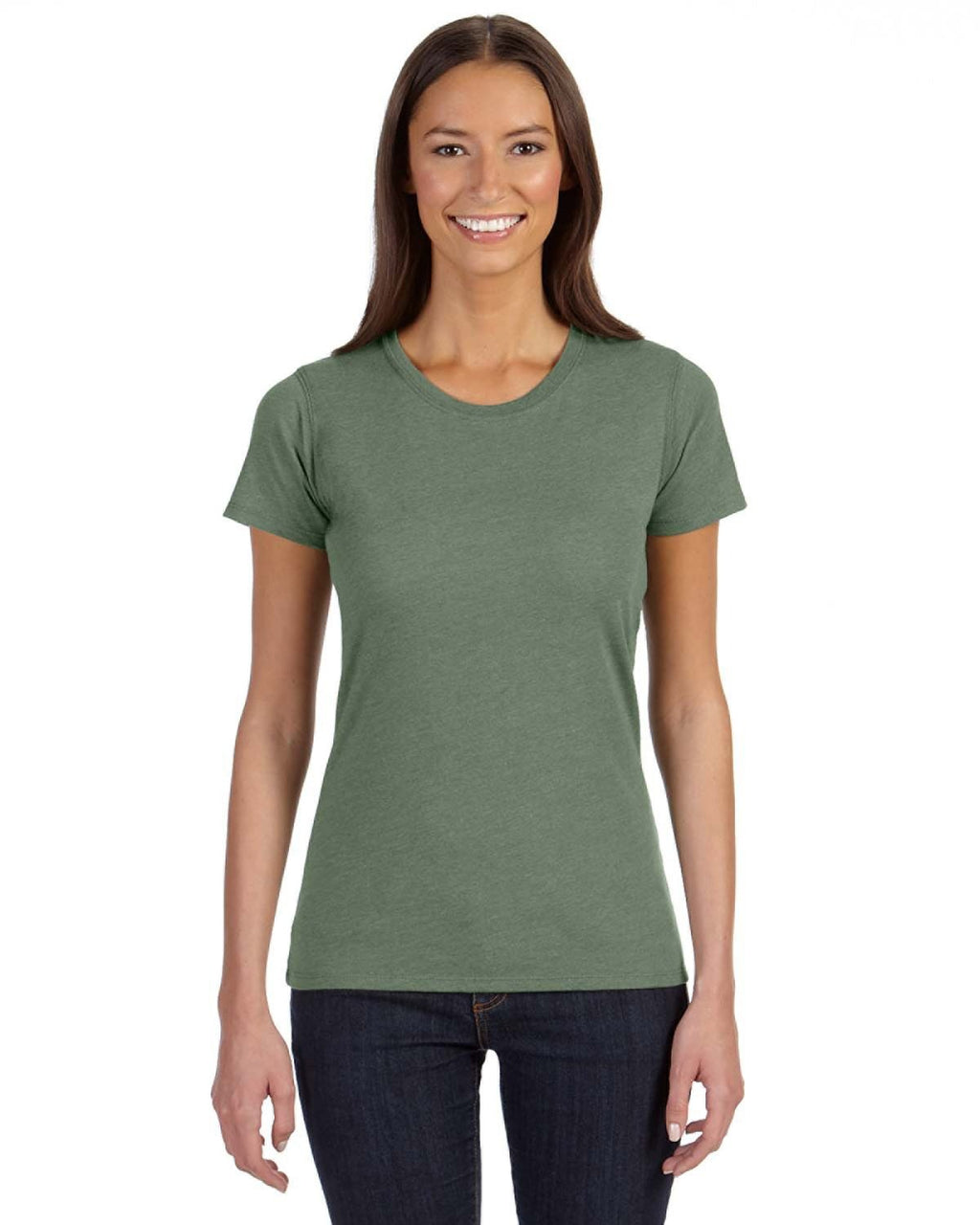 Ladies Blended Eco T-Shirt - cHARcOAL BLAcK - S(D0102H7ZQIT)