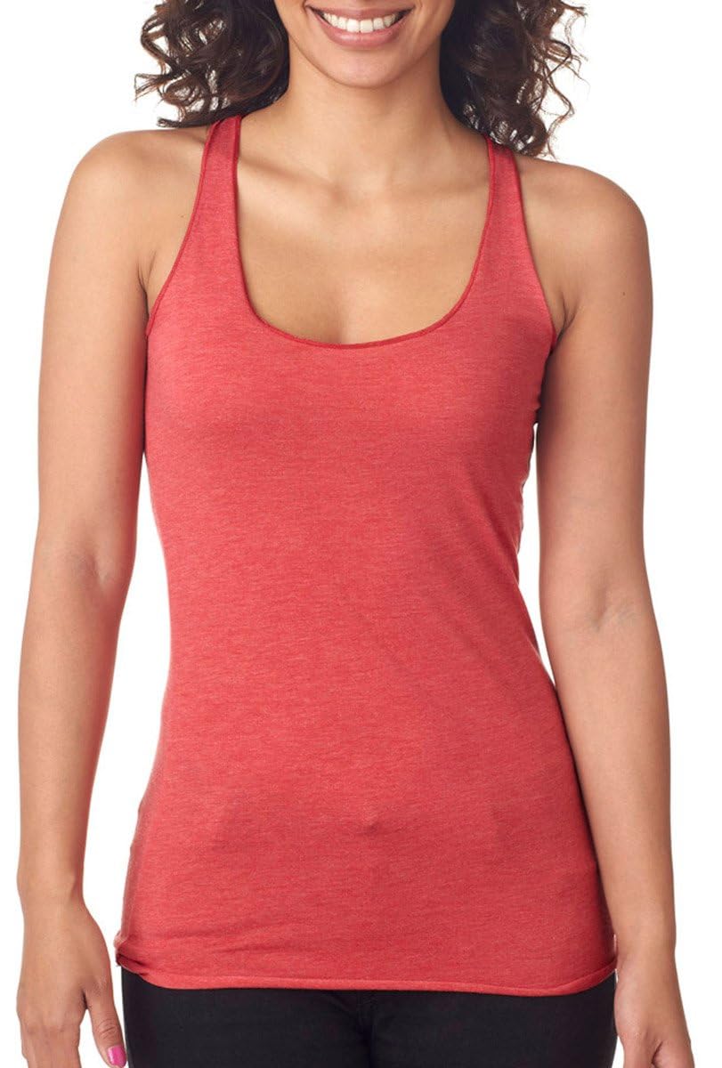 Ladies Triblend Racerback Tank - cHAR BLK TRIBLND - S(D0102H7WNDJ)