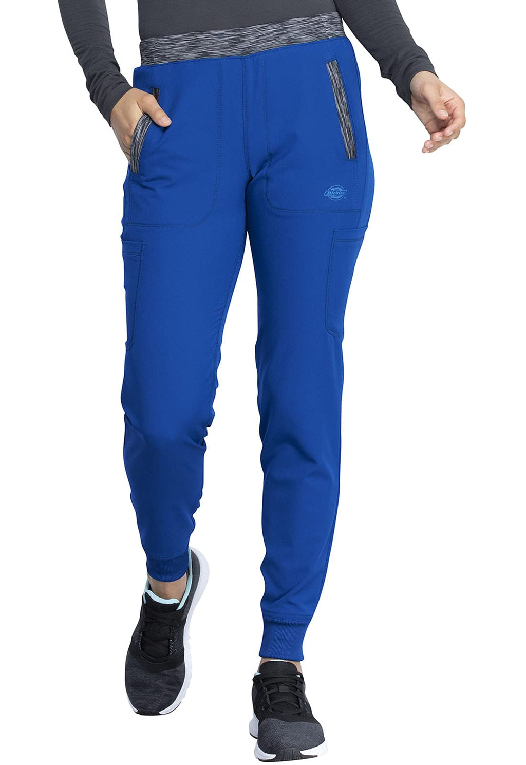 Dynamix Scrub Joggers for Women, Athletic-Inspired DK185T, M Tall, Royal