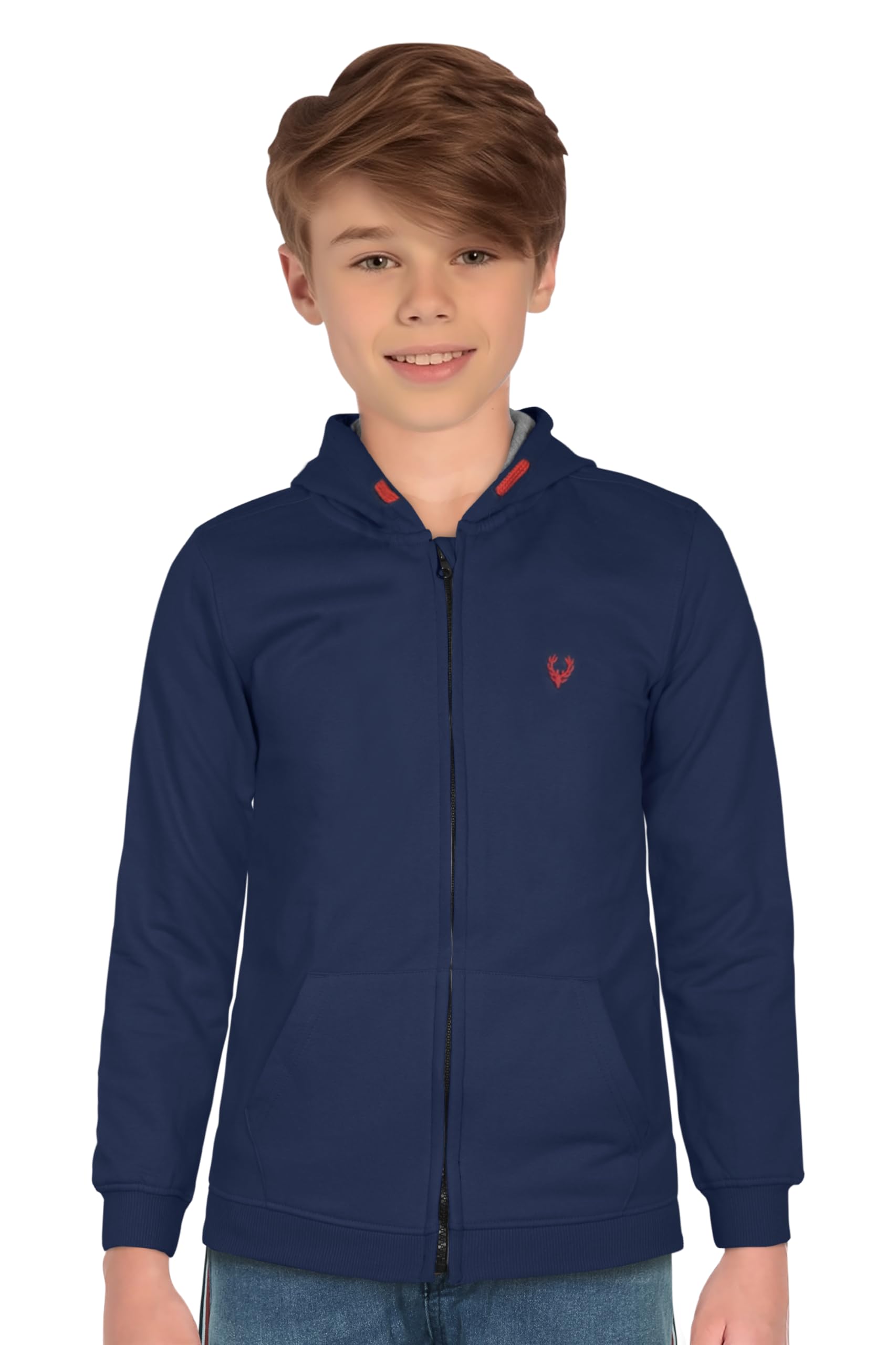 Allen Solly Boys Cotton Hooded Hoodie