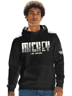 Bewakoof Official Disney Merchandise Mickey Mouse Mens Graphic Print Regular Fit Full Sleeve Hooded Fleece Hoodies_652640_Black
