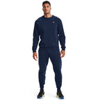 Under Armour mens Rival Fleece Joggers , Academy Blue (408)/Onyx White , Large