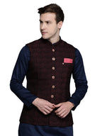 Manyavar MenS Floral (Wc00200-307-S_Maroon_S)