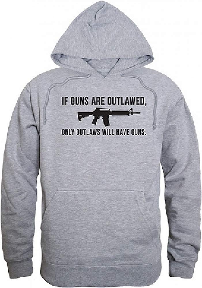 Graphic Pullover, Outlawed, H.Grey, L