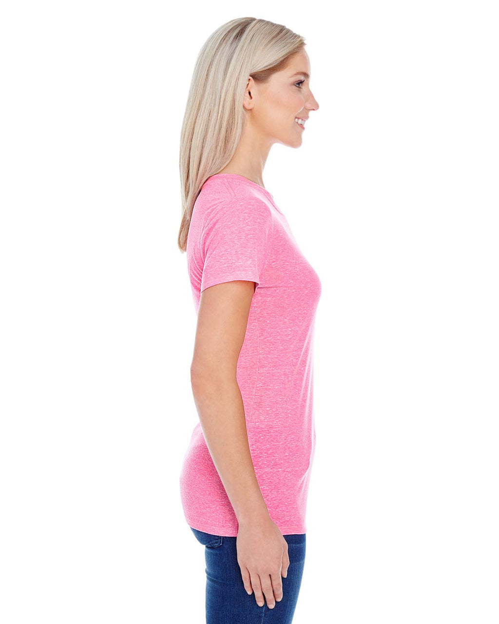 Ladies Triblend Short-Sleeve T-Shirt - cREAM TRIBLEND - 2XL(D0102H7KL42)