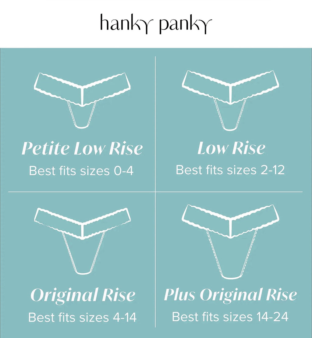 hanky panky Women's Signature Lace Original Rise 3 Pack, Nbsl, One Size