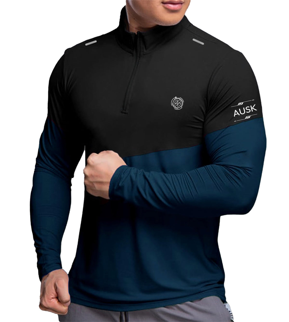 Ausk Men Tshirt || Mens Sports TShirts With Full Sleeves Teal