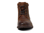 Florsheim Mens Chalet Cap Toe Boots Brown Crazy Horse 9 Medium