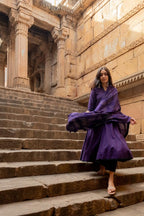 ANNI DESIGNER Women s Kurta with Trousers and Dupatta, Begani, L