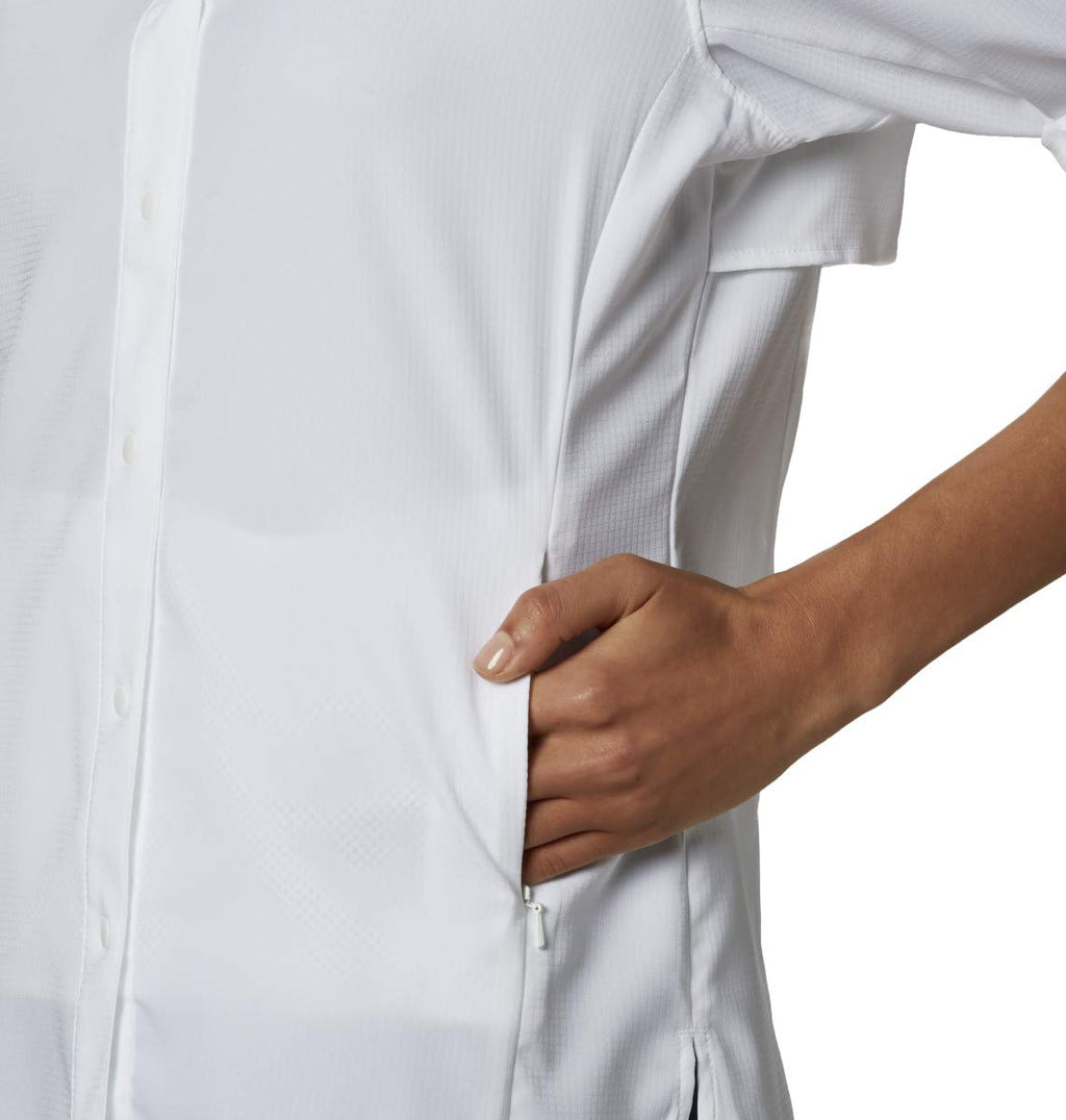 Ladies TamiamiII Long-Sleeve Shirt - WHITE - XS(D0102H78I2P)