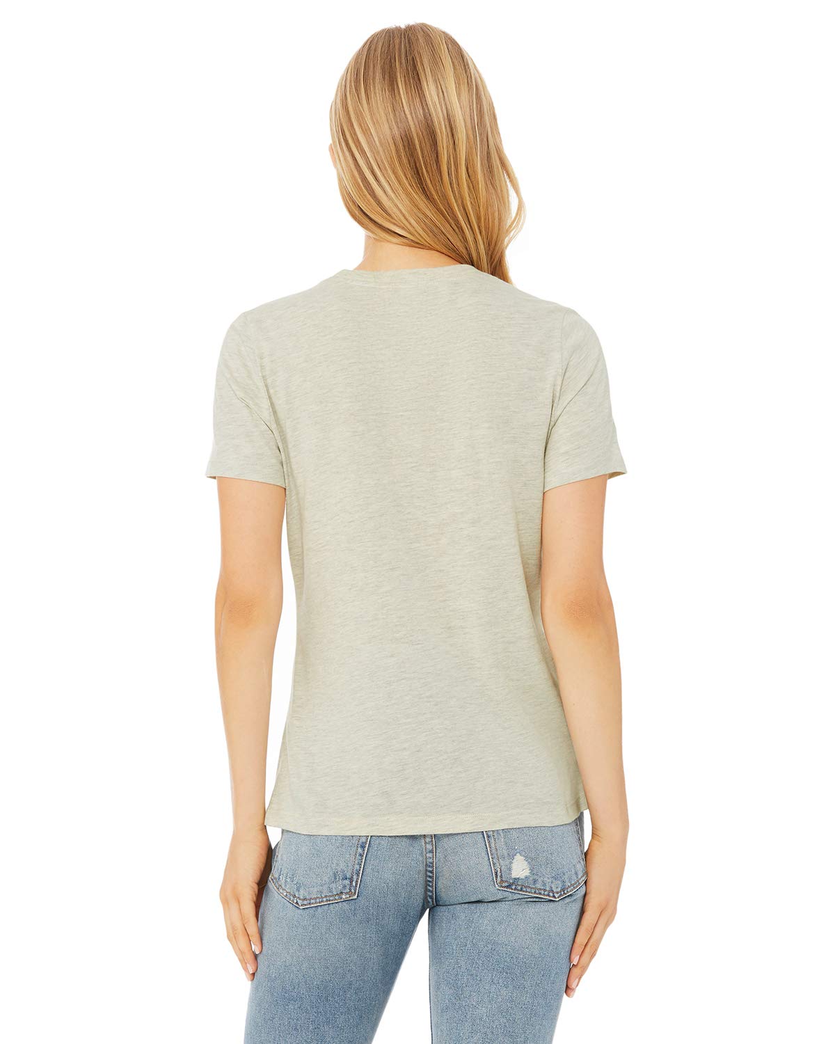 Ladies Relaxed Heather cVc Short-Sleeve T-Shirt - ATHLETIc HEATHER - S(D0102H7WR2T)
