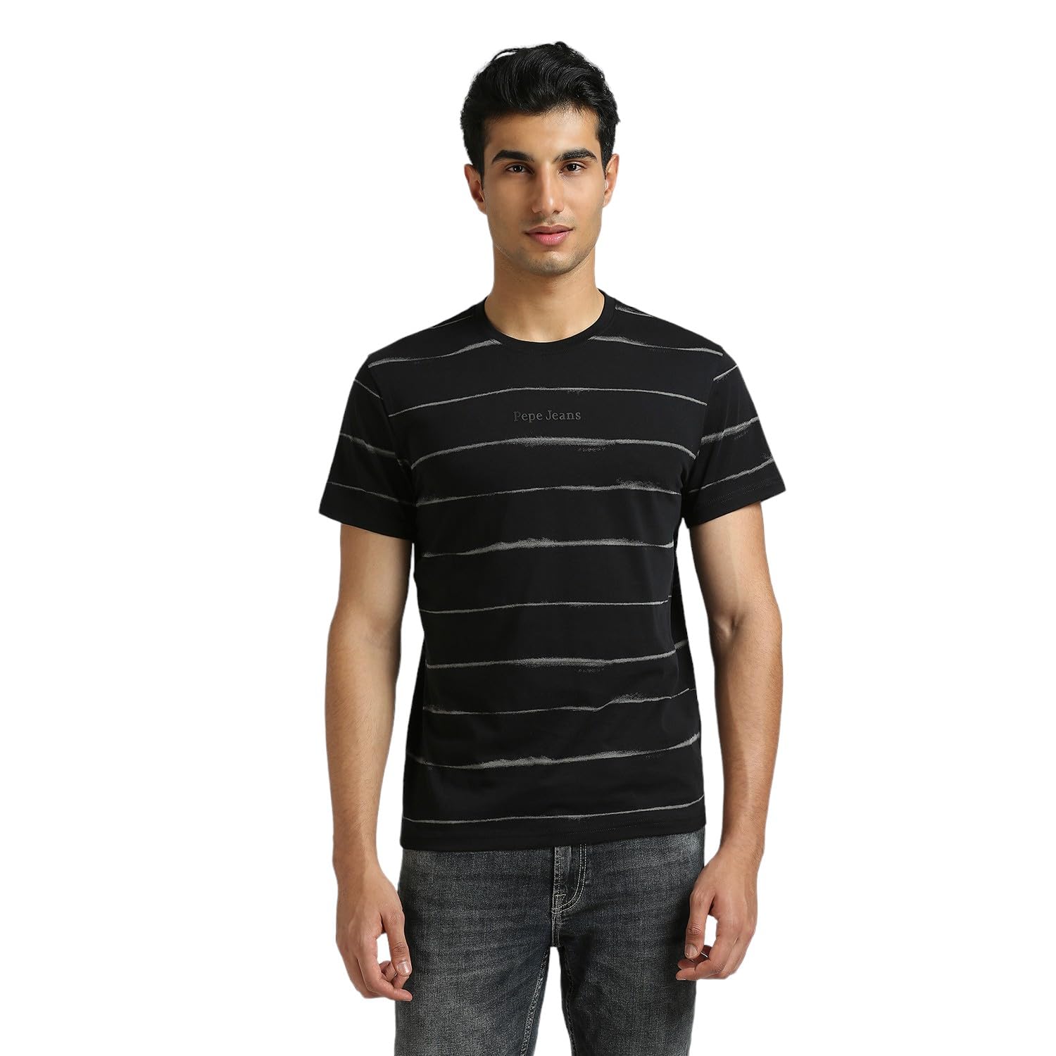 Pepe Jeans MenS Slim Fit T-Shirt (Pm509815_Black