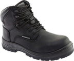 S Fellas by Genuine Grip 6060-8M Men&apos;s Poseidon Waterproof Soft Toe 6 in. Hiker Work Boot  Black - Size 8