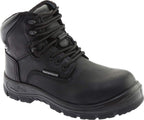 S Fellas by Genuine Grip 650-7M Women's Poseidon Waterproof Comp Toe 6 in. Hiker Work Boot  Black - Size 7