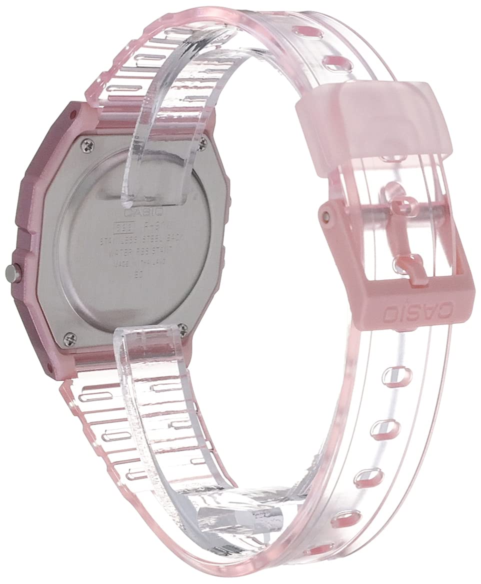 Casio Quartz Watch with Resin Strap, Pink, 20 (Model: F-91WS-4CF)