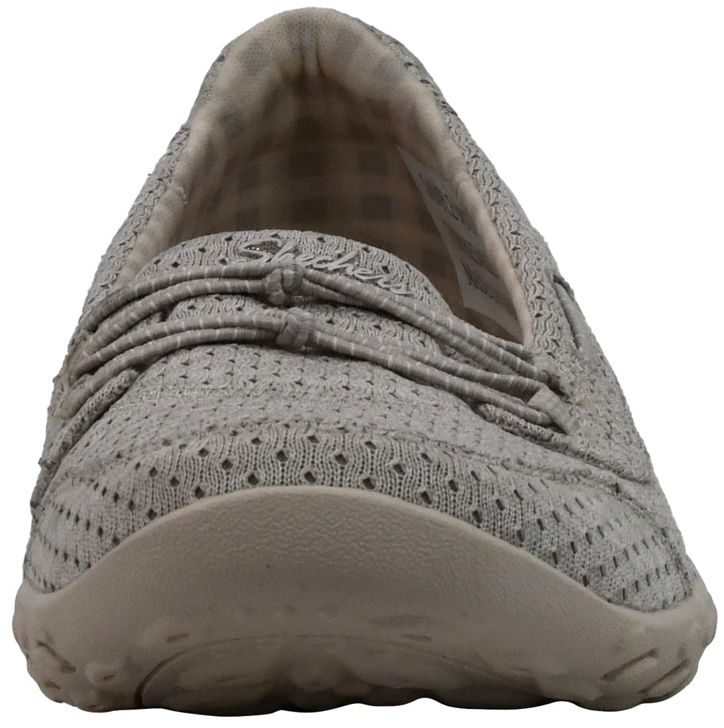 Skechers Women's Breathe Easy-Good Influence Sneaker Stone 7.5 M US