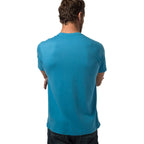 Bamboo Crew Tee - Caribbean Blue by Cariloha for Men - 1 Pc T-Shirt (M)