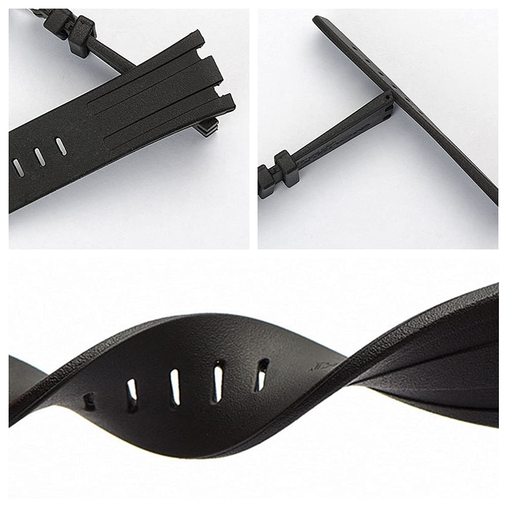 Dive Rubber Silicone Watch Band Compatible with Audemars Piguet Royal Oak Offshore 15703 15710-28mm AP Rubber Watch Band Strap