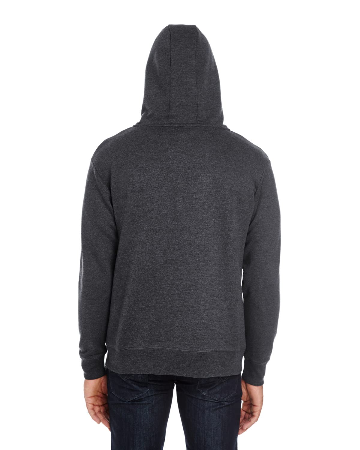 Unisex Triblend French Terry Full-Zip - BLAcK HEATHER - XS(D0102H7KVYJ)