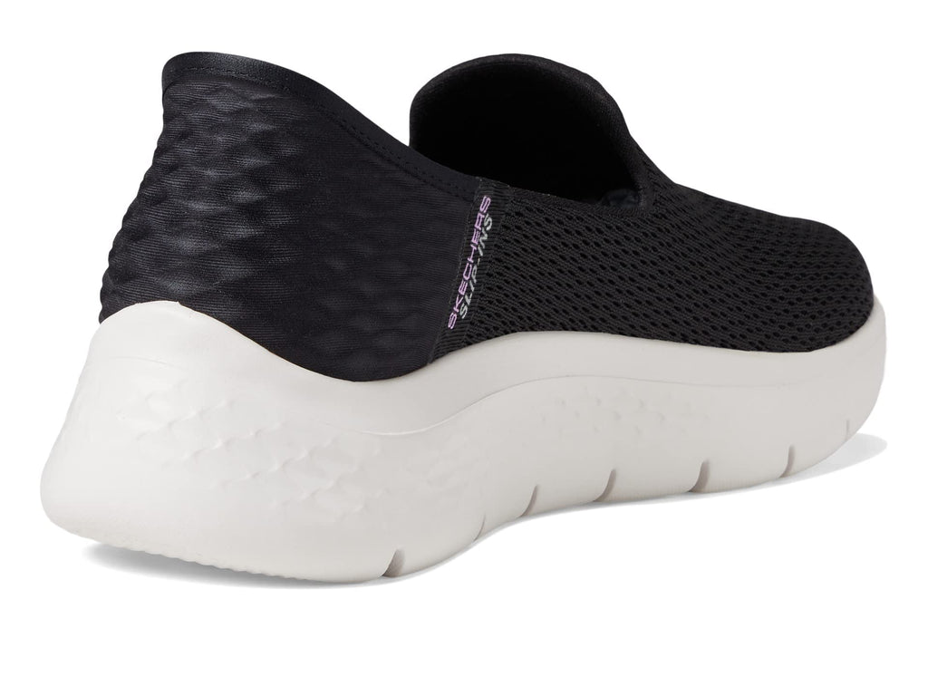Skechers Women's Hands Free Slip-Ins Go Walk Flex-Relish Sneaker, Black/White, 9 Wide
