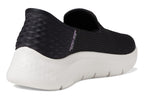 Skechers Women's Hands Free Slip-Ins Go Walk Flex-Relish Sneaker, Black/White, 9 Wide