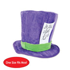 Beistle Plush Mad Hatter Hat