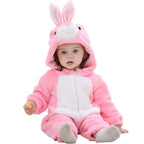 QZERPLAY Unisex Children Rabbit Halloween Costumes Cartoon Outfit Romper 120