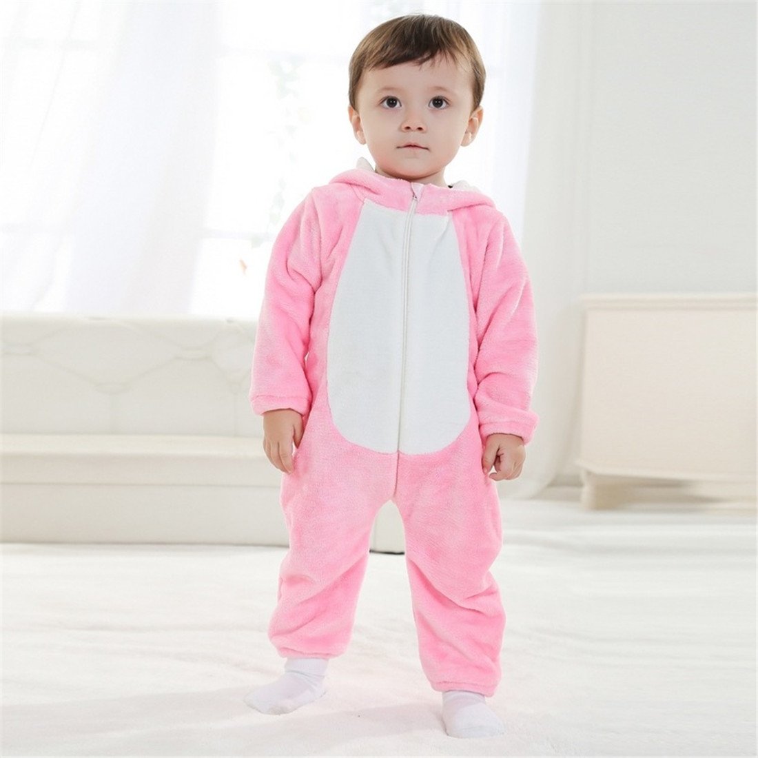 QZERPLAY Unisex Children Panda Halloween Costumes Cartoon Outfit Romper