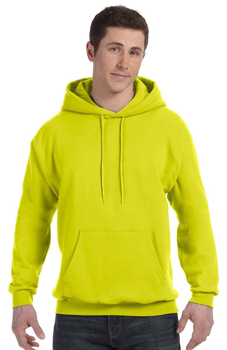 Unisex Ecosmart 5050 Pullover Hooded Sweatshirt - WHITE - S(D0102H7D7W2)