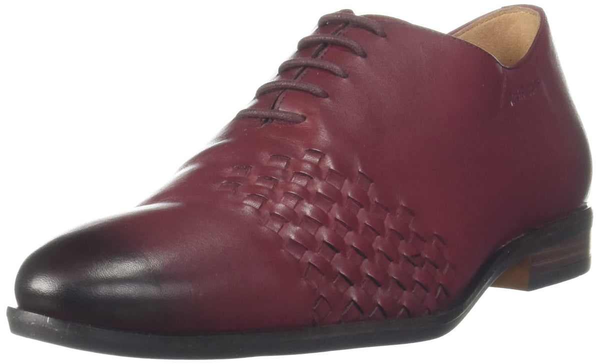 Hush Puppies Mens Charles Weave E Maroon Formal Shoes  8 UK (8345680) 8