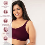 Nykd (Nyb105 Cotton Non Padded & Non Wired Everyday Bra For Women | Full Coverage Bra With No Sweat & Breast Separating Feature