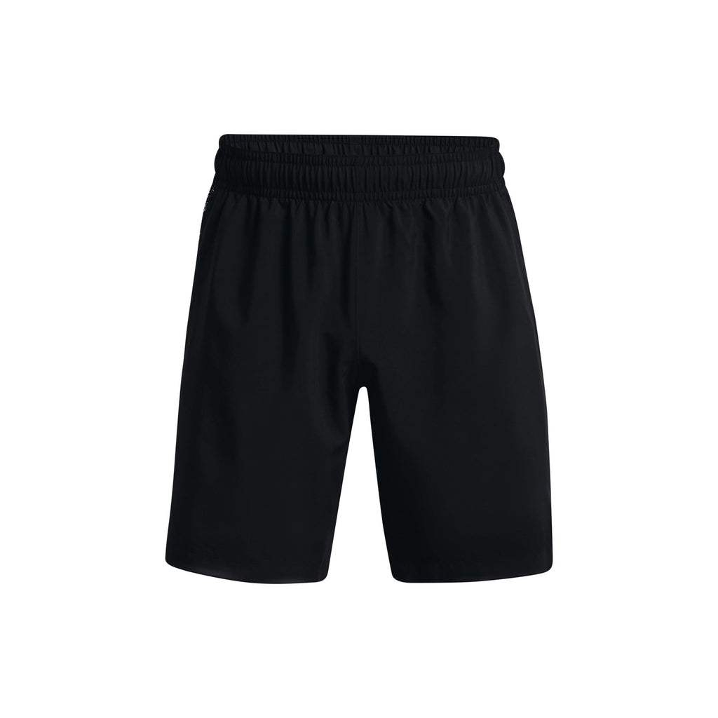Under Armour Men's Woven Graphic Shorts, (001) / Black/White, Small