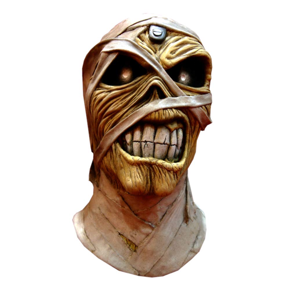 Trick Or Treat Studios Iron Maiden Powerslave Mummy Eddie Mask Multicolor