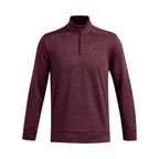 Under Armour Men's Armour Fleece Twist Quarter Zip, (600) Dark Maroon / / Black, Medium
