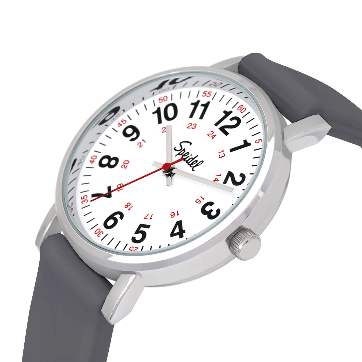 The Original Scrub Watch for Medical Professionals & Students, various scrub colors Gray