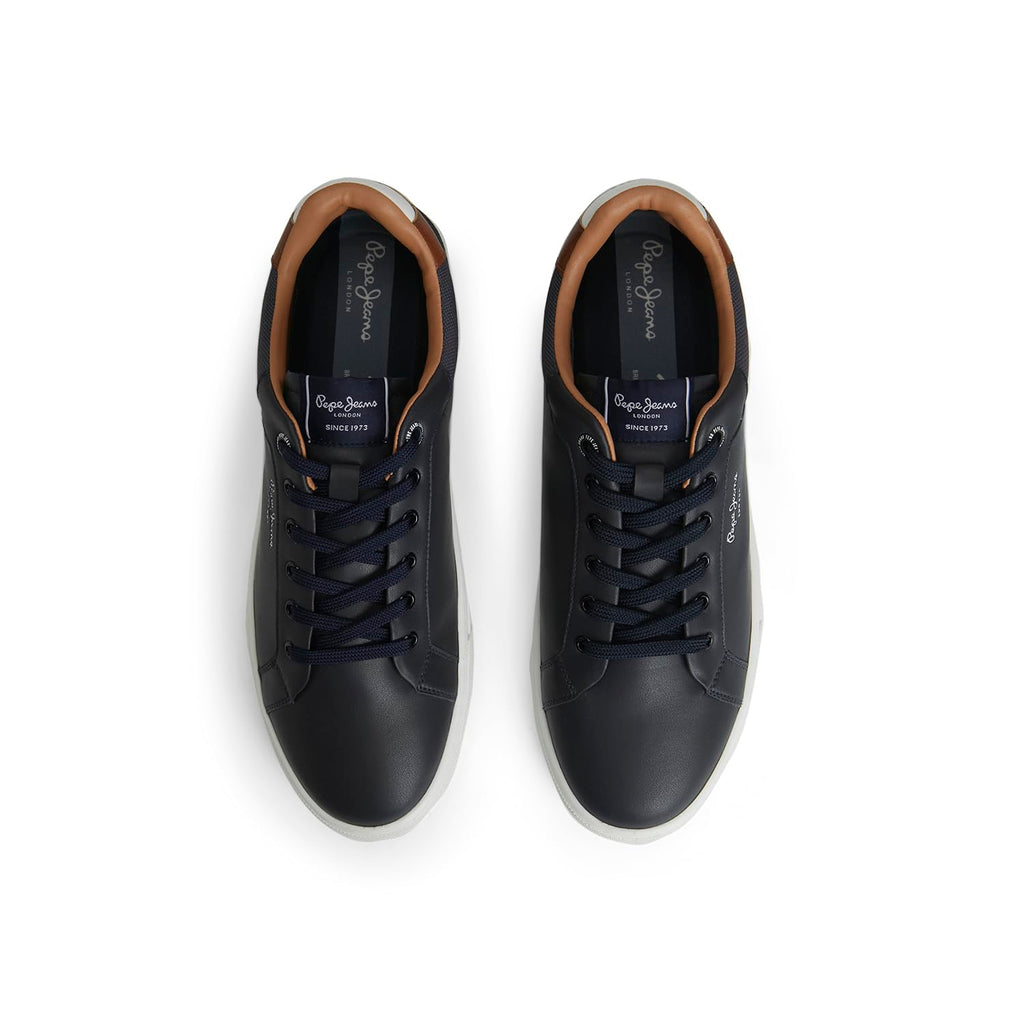 Pepe Jeans Kenton Court Navy Cupsole Sneakers