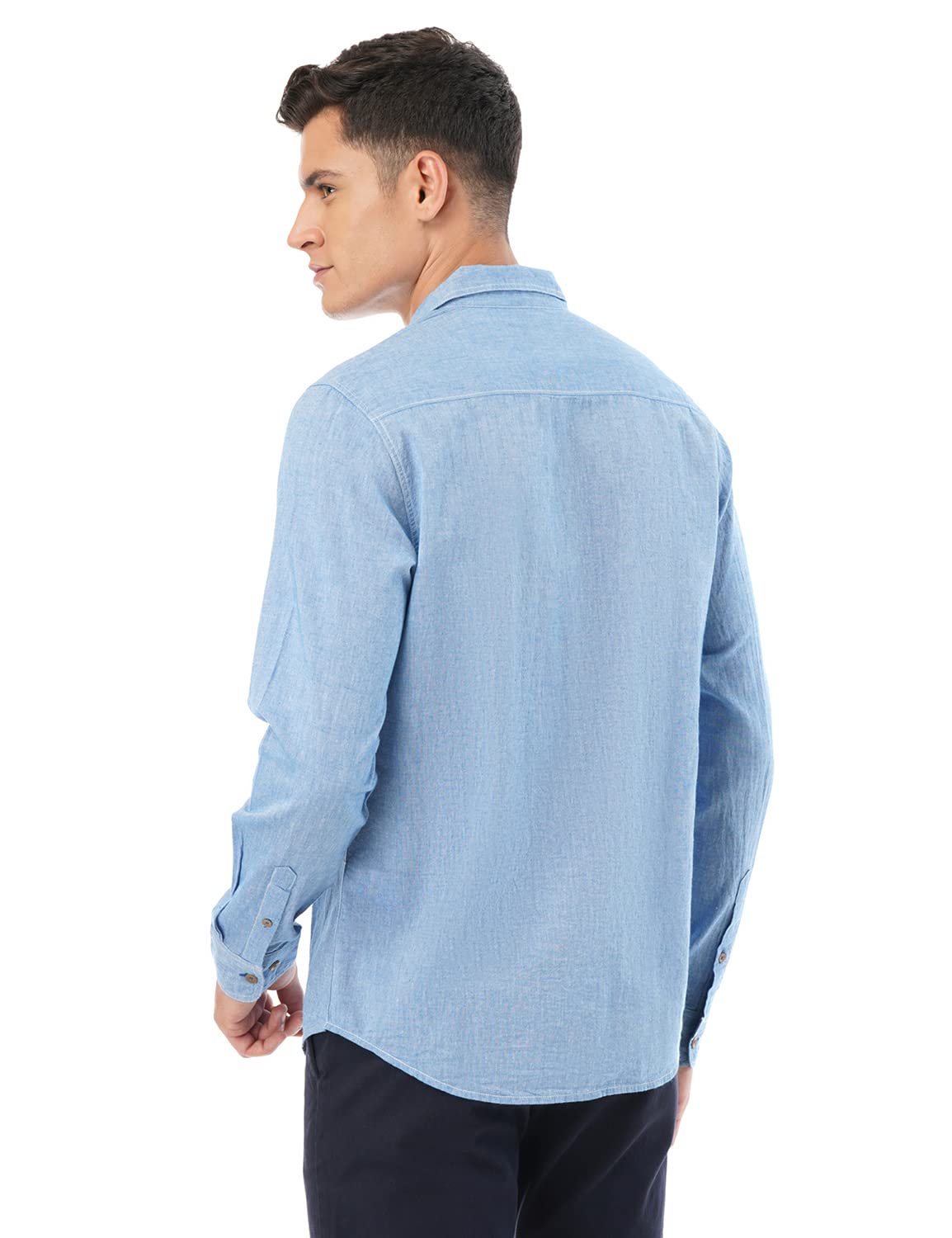 FYLTR Cotton Mens Solid Regular Fit Shirt