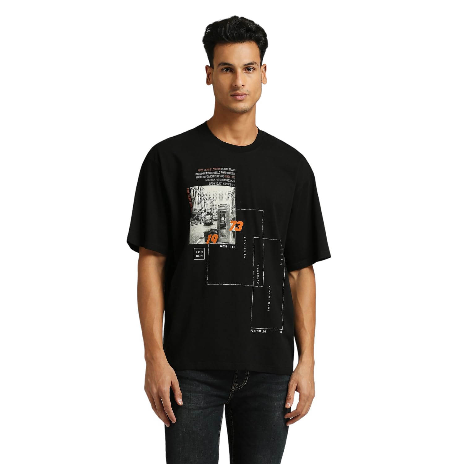 Walker Photographic Printed Oversized Tee