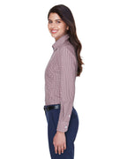 Ladies crown Woven collectioningham check - SILVER - S(D0102H7YP72)