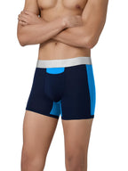 XYXX Mens Modal Classic Regular Trunks (Pack of 1) (XYTRNK_R8_1_Black Iris & Brilliant Blue