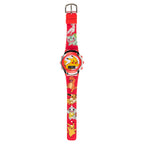 Accutime Kids Pokemon Pikachu Digital LCD Quartz Red Wrist Watch with Red Strap, Cool Inexpensive Gift & Party Favor for Boys, G