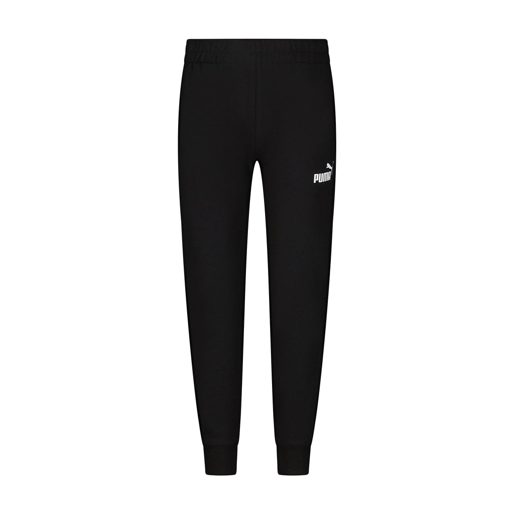 PUMA boys Core Logo Jogger Sweatpants, Puma Black, X-Large US