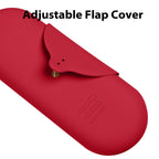 Perfuny Makeup Brush Bag Travel Makeup Brush Holder Silicone Makeup Brush Pouch Cosmetic Bag Makeup Brush Case Brushes Organizer